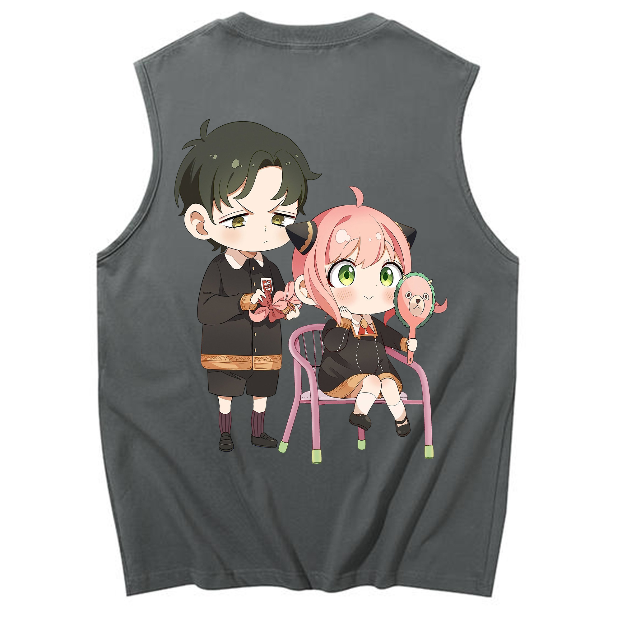 （画像用） SPY×FAMILY间谍家家酒 コットン100％タンクトップ（背面プリント）